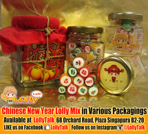 Chinese New Year lolly mix in various packaging